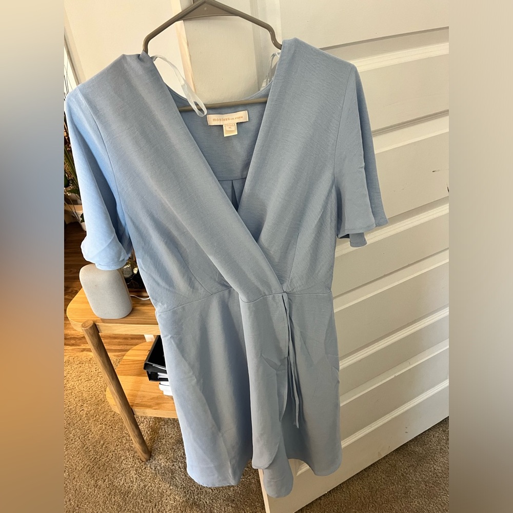 Light blue wrap dress in extra large